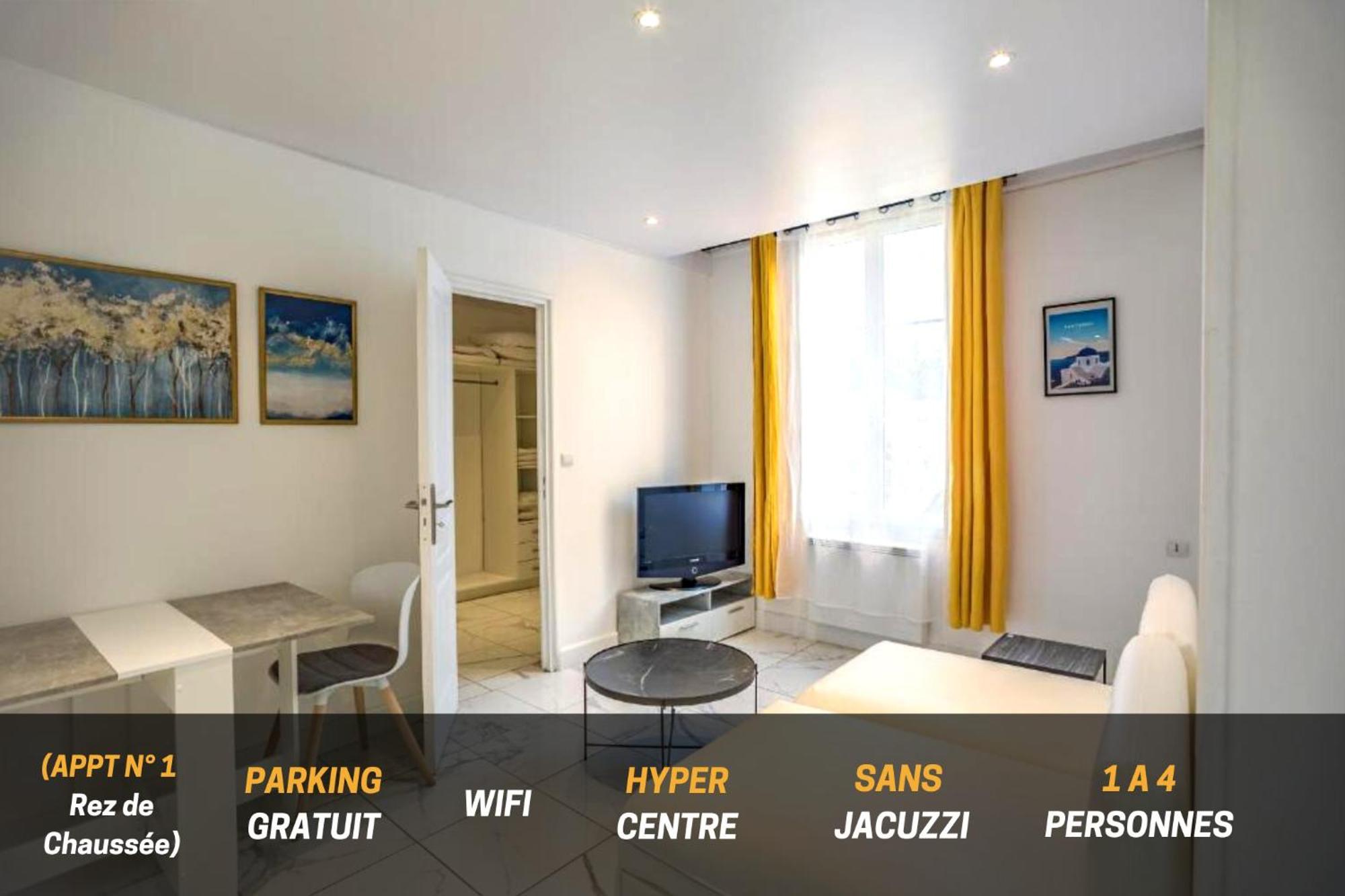 Quartier Des Theatres Centre, Wifi Et Parking - Zen Appart Τρουά Εξωτερικό φωτογραφία